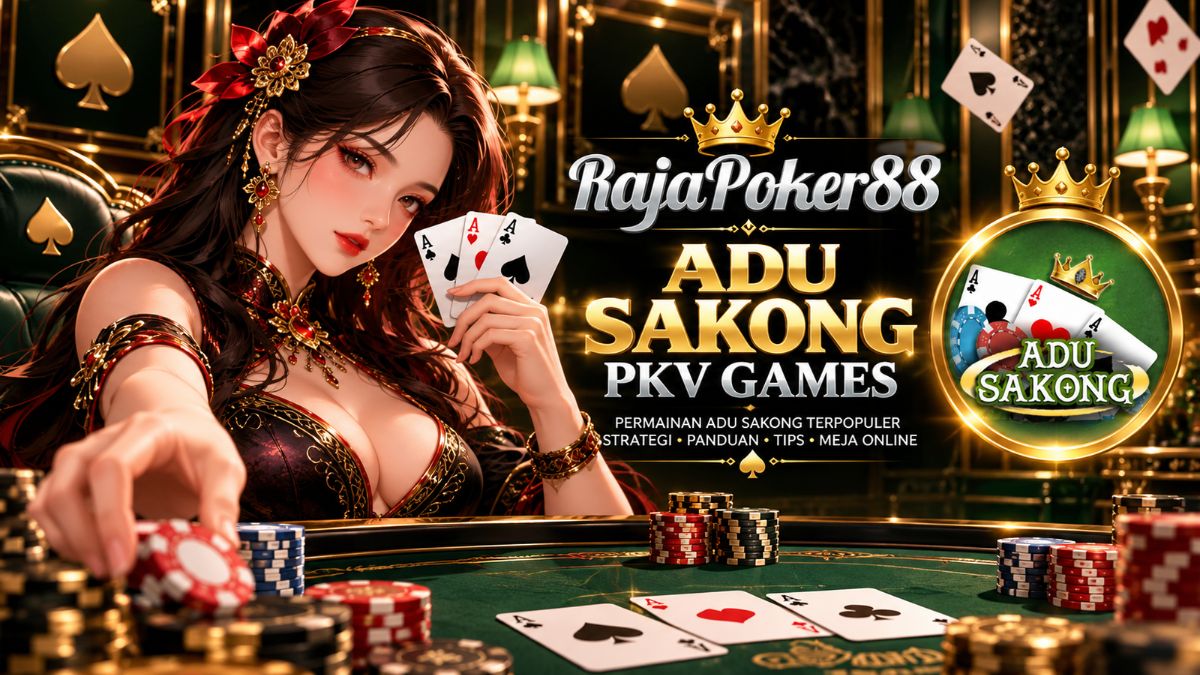 Adu Sakong PKV Games Rajapoker88 dengan tiga kartu remi