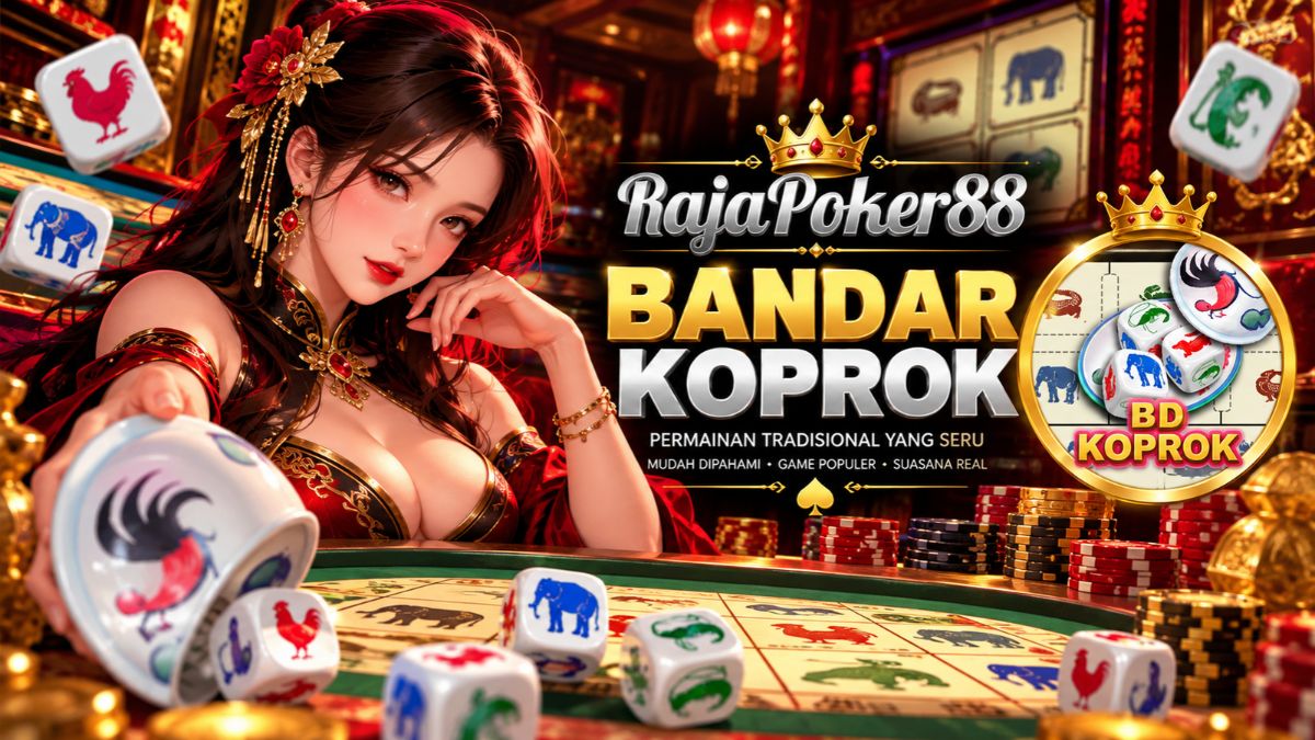 Bandar Koprok Rajapoker88 dengan dadu bergambar simbol hewan