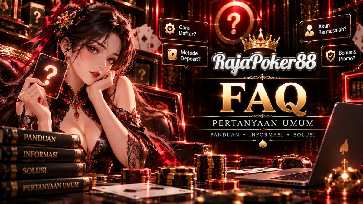 FAQ Rajapoker88 berisi pertanyaan umum dan panduan pengguna