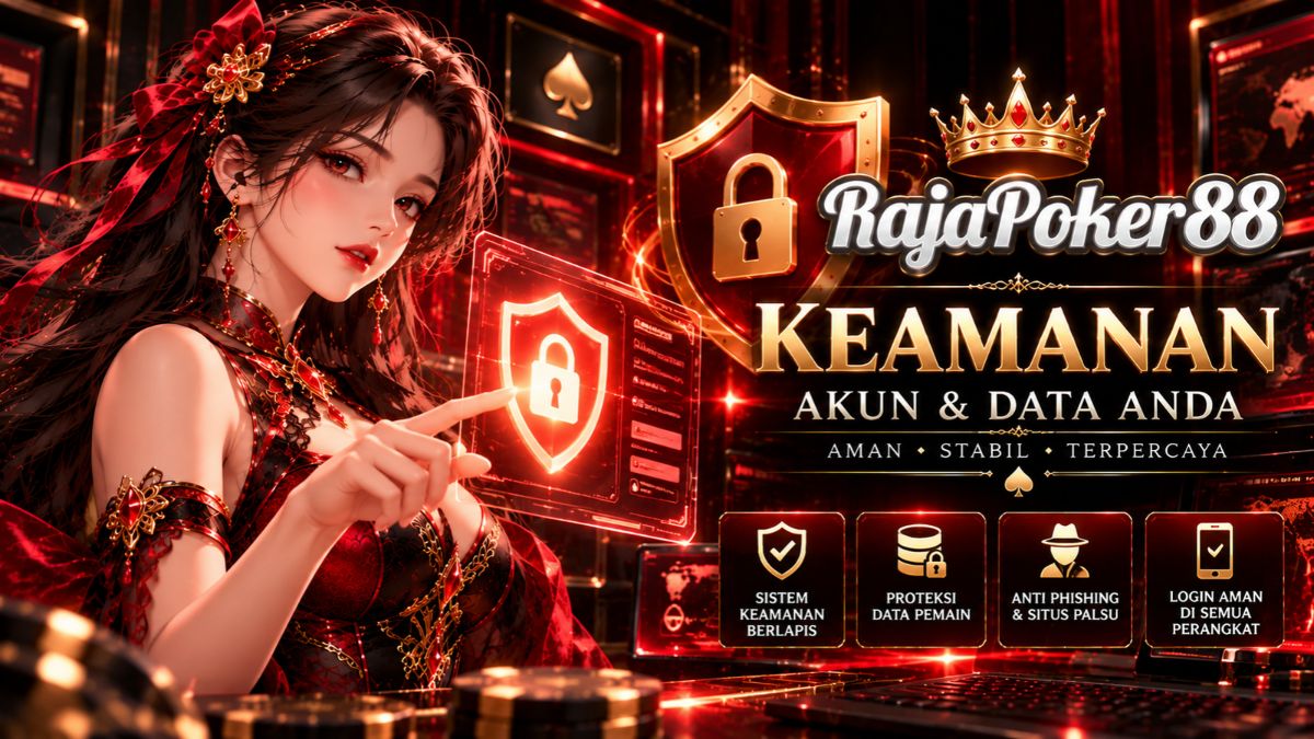 Keamanan Rajapoker88 untuk perlindungan akun dan data pengguna