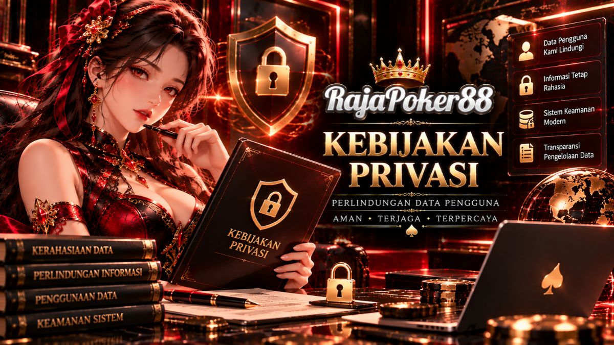 Kebijakan Privasi Rajapoker88 dan perlindungan data pengguna