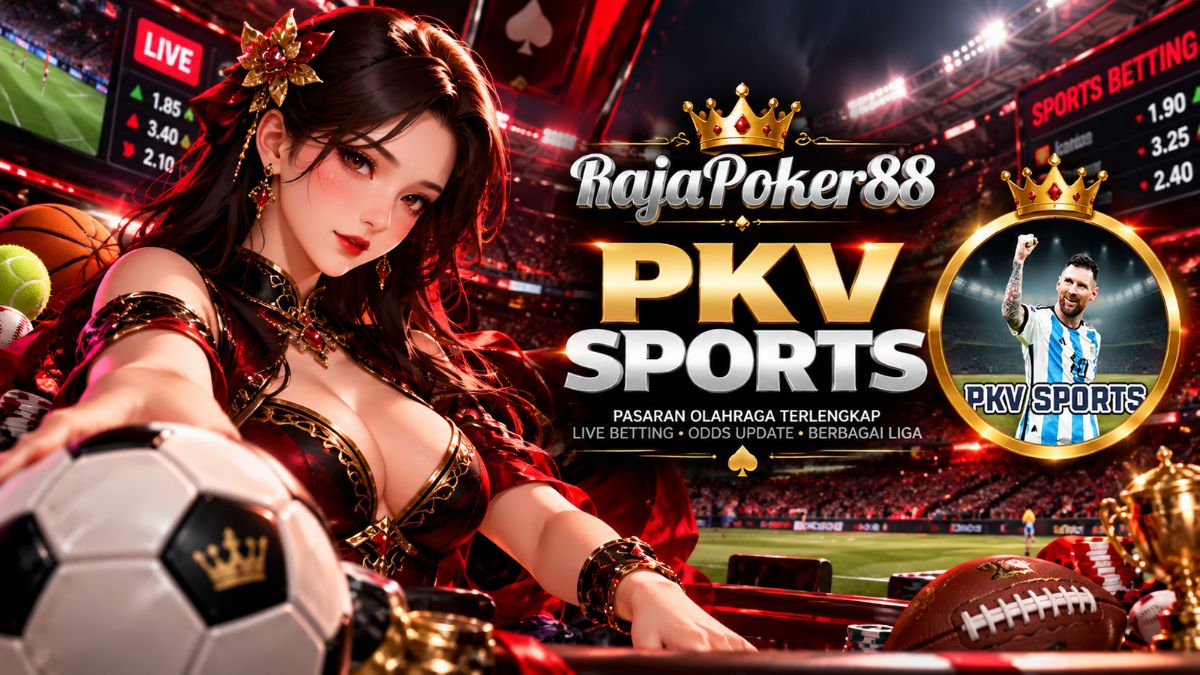 PKV Sports Rajapoker88 dengan ilustrasi pertandingan olahraga